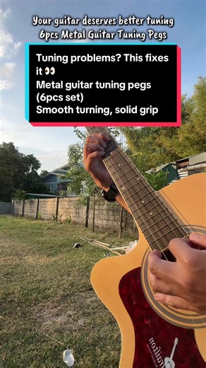 Upgrade Your Guitar with 6pcs Metal Tuning Pegs