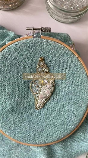 Create Stunning Beaded Embroidery Shell Designs