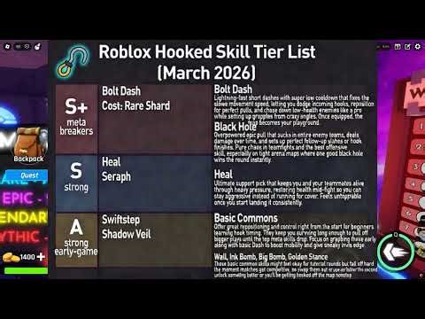 Best Skills Tier List Guide - Roblox Hooked