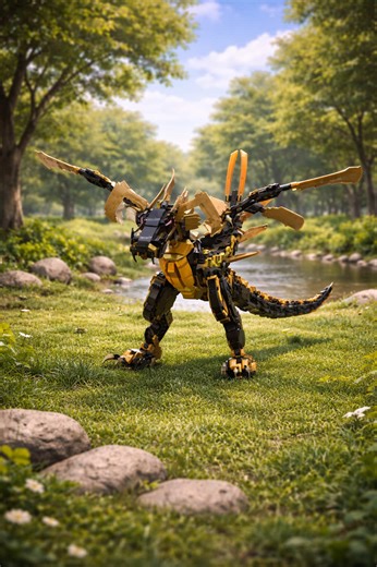 Epic LEGO Dragon Mech 🐉⚔️ Ultimate Fantasy Build #TikTokShop #LEGODragon #LEGOMOC @LEGO #cantrelateopenverse