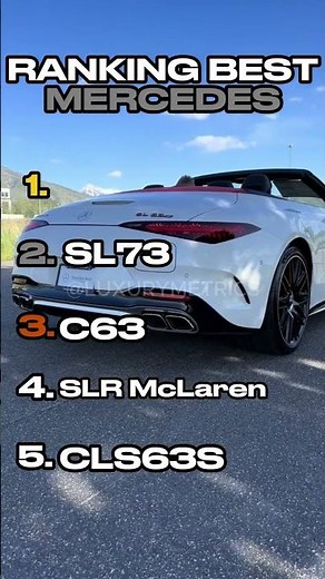 Ranking Best Mercedes-Benz Models #cars #mercedes #ranking