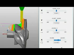 Powermill 4th axis impeller
