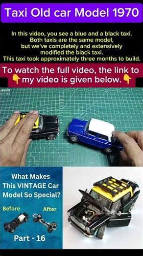 Taxi Old car Model 1970.#short #diy #howto #cars