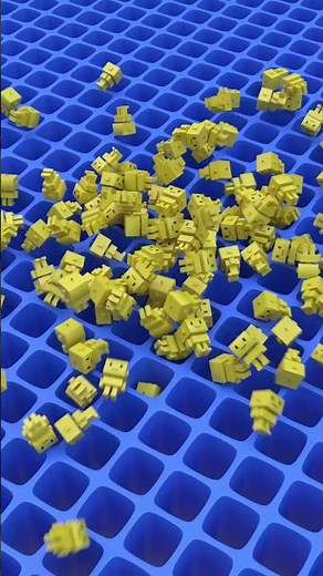 Into The Grid Low Poly Robot Drop