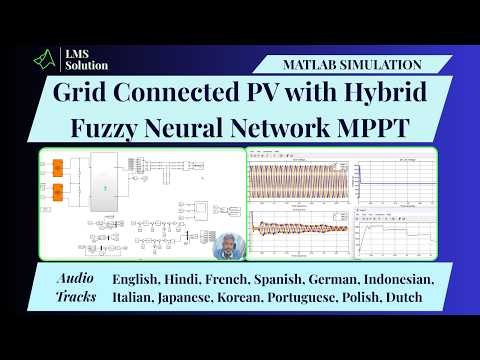 Grid Connected PV System under Partial Shading with Hybrid Fuzzy Neural Network MPPT in MATLAB