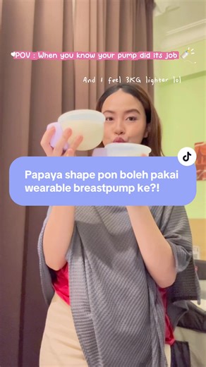 Wearable Breastpump for Papaya Shape Moms
