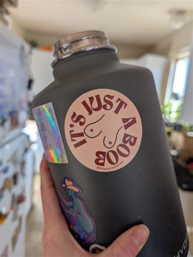 It’s Just a Boob Sticker | Funny Feminist Pink Vinyl Sticker | Body Positive Humor | Cute Boob Art Sticker | 3 Inch Waterproof - Etsy