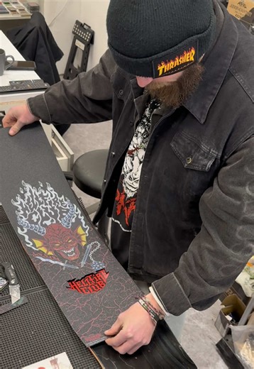 One of kind stranger things skateboard. Glow in the dark ✨#fyppp #skateshop #skateboard #strangerthings