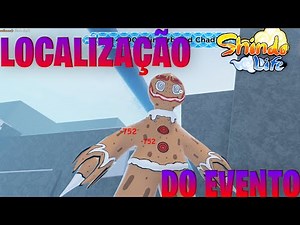 LOCALIZAÇÃO DO EVENTO DE NATAL GINGERBREAD CHAD SHINDO LIFE 116