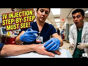 “IV Injection Tutorial Full Video | Correct Technique, Safety Rules & Nursing Skills”