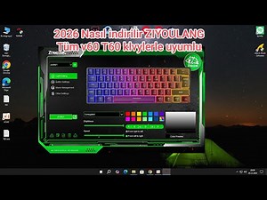 T60 Klavye Vooka-Ziyoulang Drıver Nasıl İndirilir SORUNSUZ ÇALIŞIYOR 2026