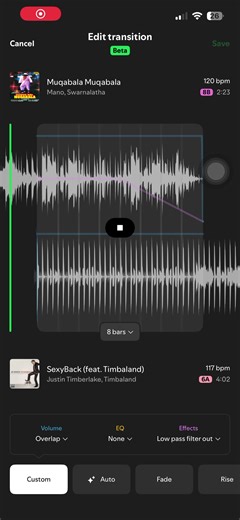 Muqabala Muqabala x SexyBack #desi #transition #spotify #dj #music | Transition Videos