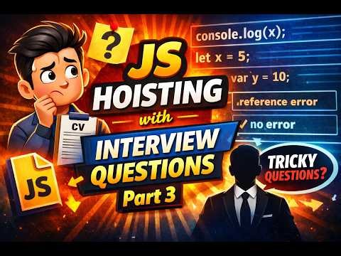 🔥 JavaScript Hoisting Shadowing Interview Questions Part 3