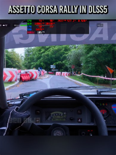 Assetto Corsa with DLSS 5 performance and visuals
