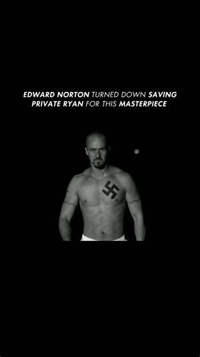 CineAnalyze on Instagram: "Edward Norton turned down Saving Private Ryan for this masterpiece. And the result was one of the most fearless performances ever put on screen. American History X is not an easy watch it’s raw, disturbing, and brutally honest. The film dives deep into hatred, identity, and the long, painful road toward redemption. Edward Norton doesn’t just play a character; he becomes a warning. A reminder of how ideology can consume a person, and how unlearning hate can be even hard