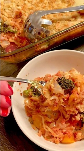 Spaghetti Squash Pasta Bake Recipe