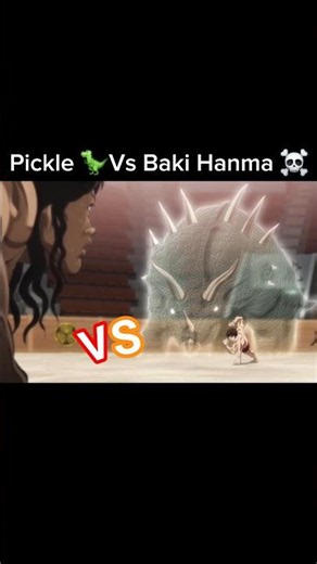 [PART 2] Pickle🦖 vs Baki Hanma 💀baki anime #baki #pickle #hanayama #anime #video #shortsfeed