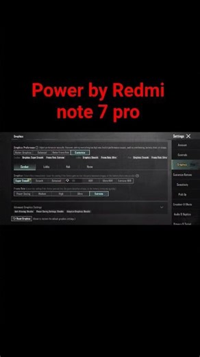 Redmi note 7 pro bgmi 60 fps