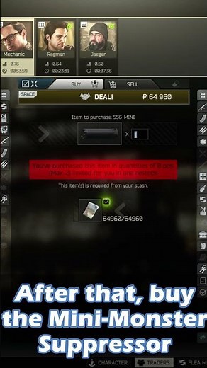 Gunsmith Part 7 - Quick Guide #escapefromtarkov #escapefromtarkovtips