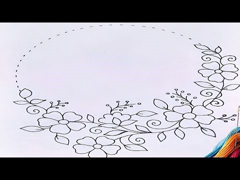 Amazing Hand Embroidery Design For Pillow And Cushion covers | Easy Tutorial To Follow