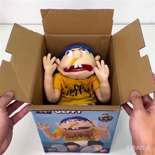 unboxing jeffy puppet from sml seedance 2.0 ai #jeffy #sml #unboxing #supermariologan #seedance2
