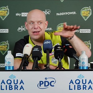 🗣️ "The total package has to be right!" Michael van Gerwen gives his reaction after dispatching Chris Dobey 6-1 to move through to his seventh World Championship final! #WCDarts | Professional Darts Corporation