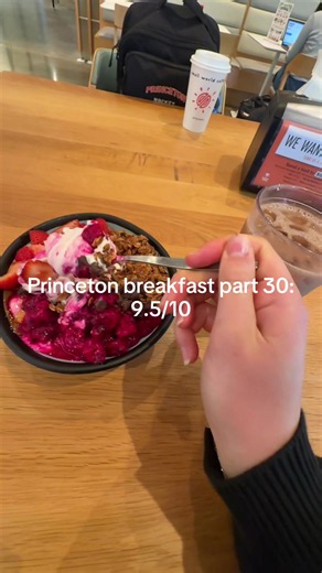 Princeton Dining Hall Mocha Yogurt Bowl — Quick College Breakfast