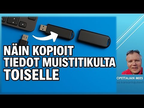 Näin kopioit tiedot muistitikulta toiselle