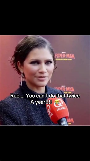 Zendaya telling fans to prepare for the 'SPIDER-MAN: BRAND NEW DAY by bringing some tissues!!! #zendaya #spiderman #movie #spidermanbrandnewday