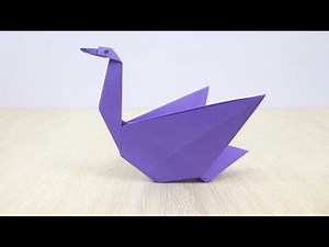 How to Make a Paper Swan Step by Step - Easy Origami Swan Tutorial