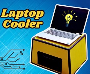 DIY Budget Friendly Laptop Cooler 💻❄️