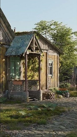 Village House - Blender Cycles Render