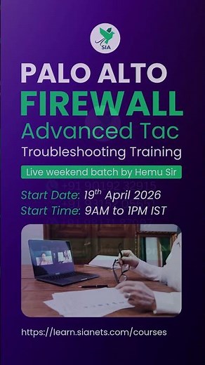 Palo Alto Firewall Advanced TAC Troubleshooting Training by Hemu Sir | Enroll Now