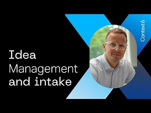 Idea management and intake with Projectum xPM