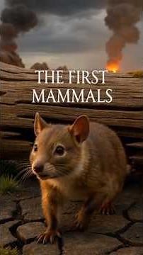 The evolution of the first mammals in history.