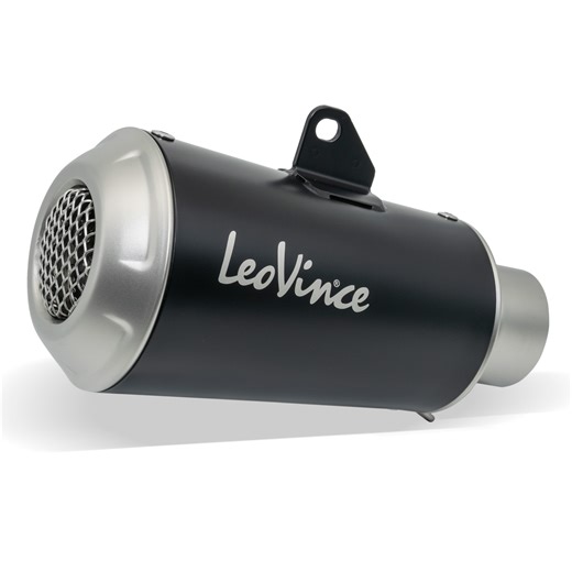 Silencieux arrière LeoVince LV-10 Black Edition avec homologation, acier inoxydable noir pour Royal Enfield Guerrilla / Himalayan 450 ann. 2025 - 2026 E5+ | Heavy Tuned : Pièces détachées bon marché pour Scooter, Bicyclettes, Motos et Vespa