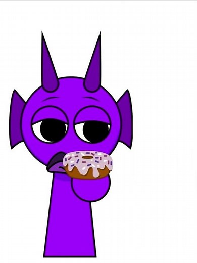 My first TURBOWARP animation! (Durple eats a donut) #sprunki