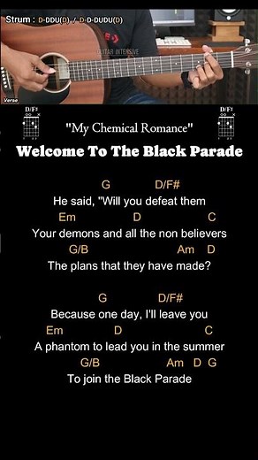 Welcome to the Black Parade - My Chemical Romance | Guitar Lessons #chordgitar #guitarlessons