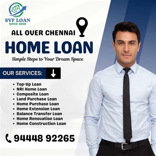 🏦 SVF LOAN 📍 All Over Chennai