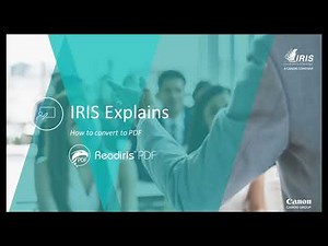Readiris PDF - Convertire in PDF
