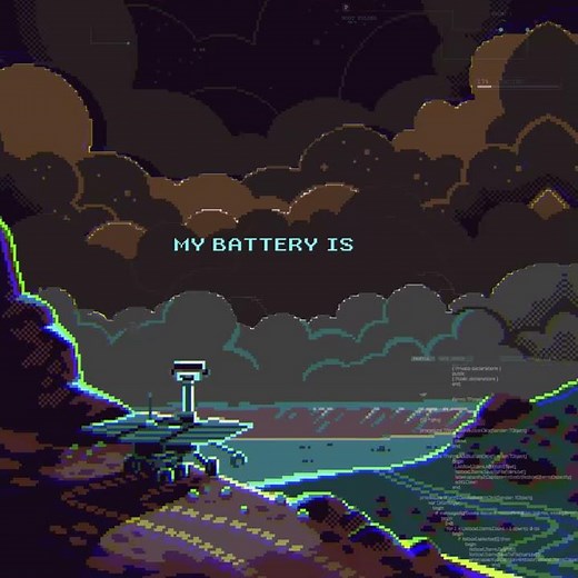 my battery is low and it's getting dark...