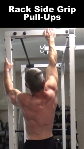 Nick Nilsson on Instagram: "Rack Side Grip Pull-Ups - this is an excellent way to give assistance as you shift more tension onto one arm / one side of your back as an intermediate step between regular pull-ups and the increased loading of one-arm pull-ups. You may be at a stage where you can get a fair number of regular pull-ups or chin-ups (bodyweight or even weighted). You also may be interested in getting more loading on the back using only bodyweight. This is a great setup to accomplish that