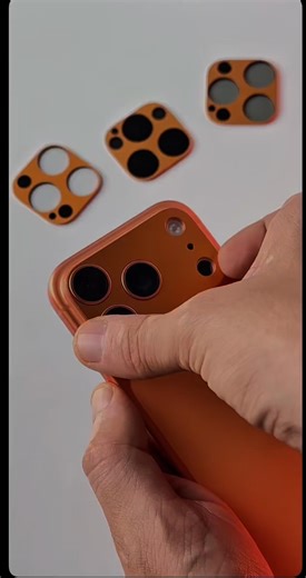 Orange iPhone Camera Customization 🍊🔥 #iphone #apple #shorts