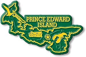 Prince Edward Island Province Magnet by Classic Magnets, 3D Rubber Vintage-Style Collectible Souvenirs and Gifts Made in The USA