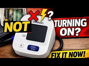 How to Fix Any OMRON Blood Pressure Monitor NOT Turning On (BP No Power Series 3 5 7 10 Wont Turn)