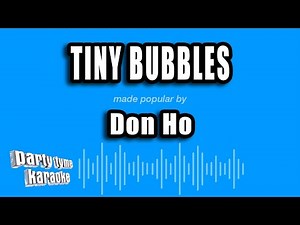 Don Ho - Tiny Bubbles (Karaoke Version)