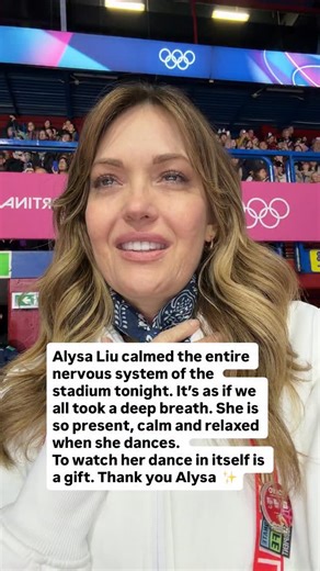 What an experience it is watching @alysaxliu dance live. Her music, spirit and presence fills the whole space and I swear you could feel the whole stadium take a deep breath. As an athlete myself I can say a goal in competition is to be completely present in the moment, so you can effortlessly flow through. She doesn’t every single time. Did you watch her?! 🙌🙌🙌 Thank you @alysaxliu and congrats for moving on to the finals! @teamusa #alysaliu #olympics2026 #olympics #figureskating | Amy Purdy