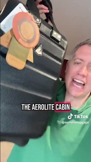 🧳 Perfect Ryanair Carry-On! ✈️ Aerolite 40x20x25cm Hard Shell Suitcase