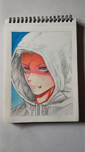 I draw modolo yuji✨️ #anime #fanart .