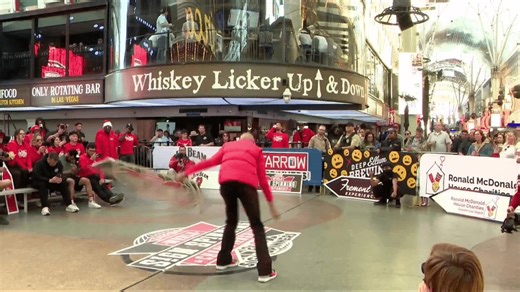 Fremont Street hosts 19th World Sign Spinning Championship